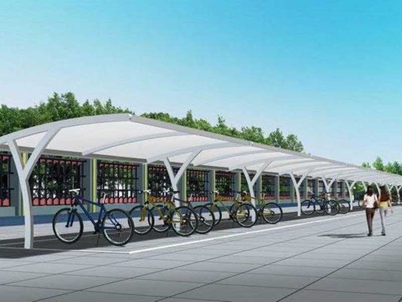 膜結(jié)構自行車棚